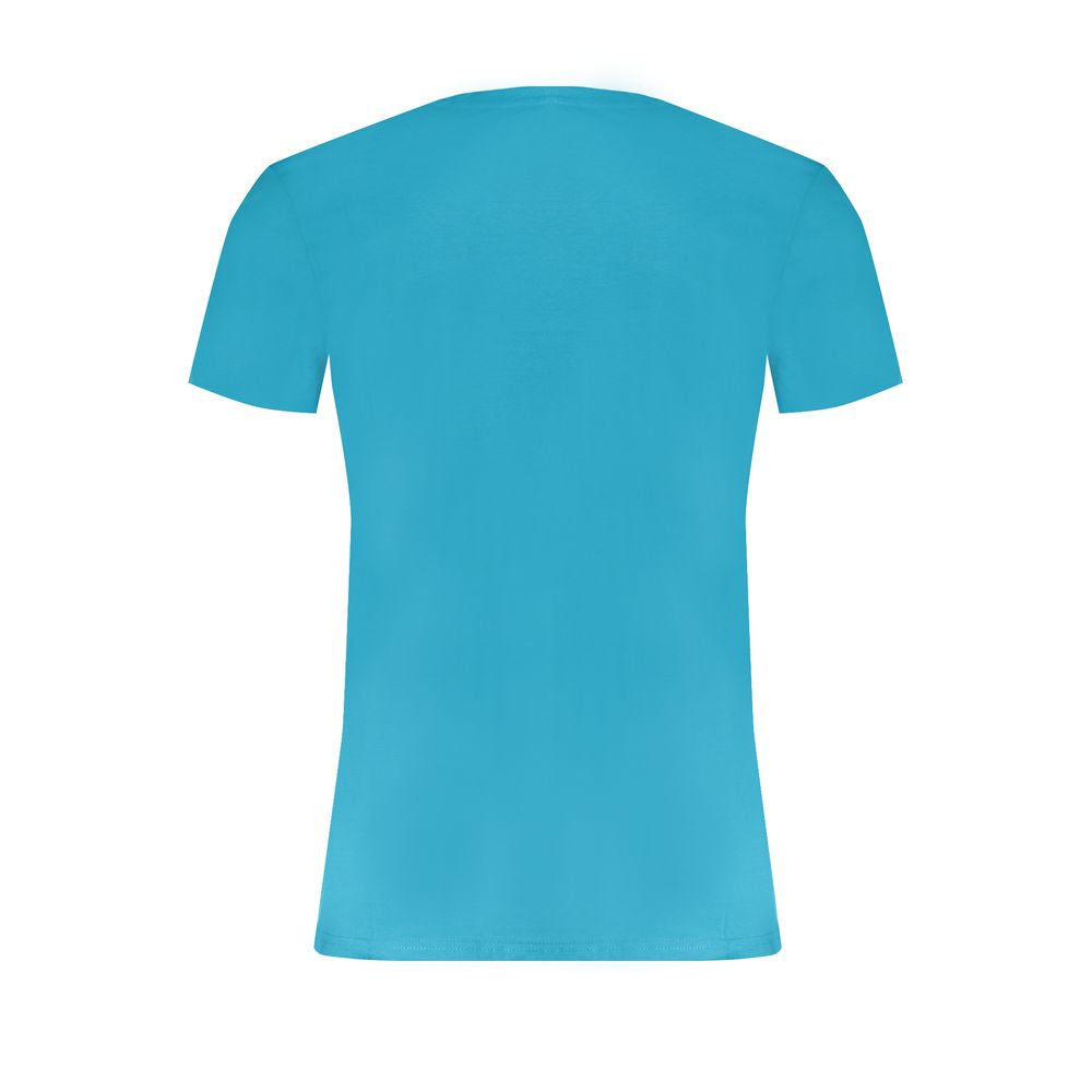T-shirt homme en coton bleu clair Trussardi
