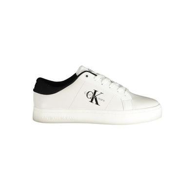 Calvin Klein witte polyester sneaker