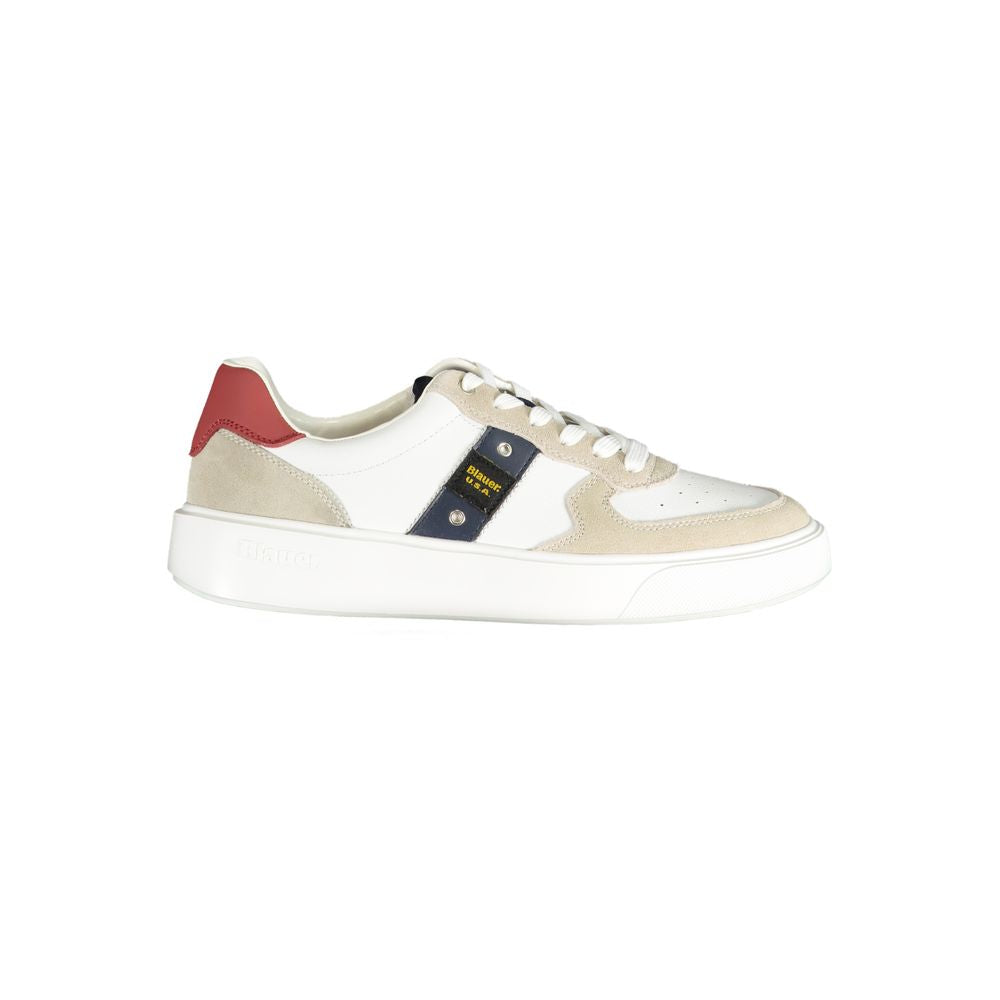 Baskets Blauer en polyéthylène blanc pour hommes