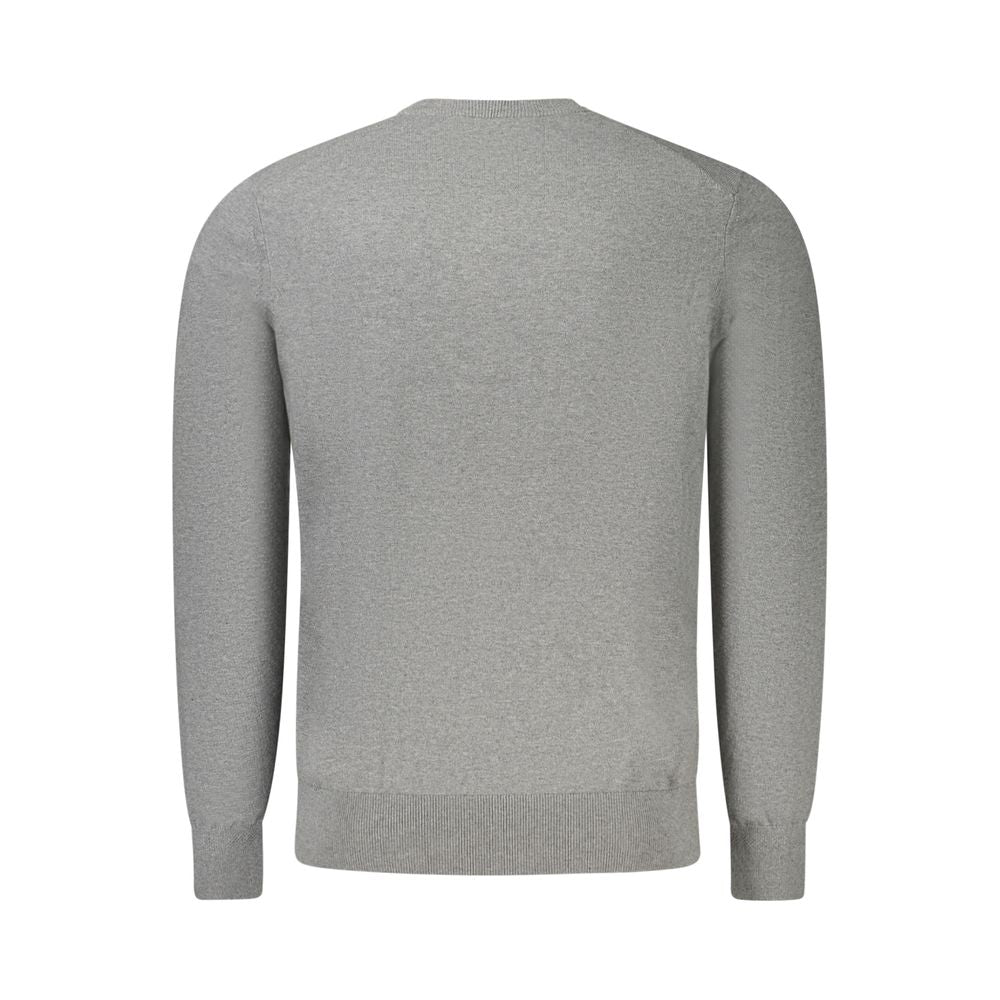 Pull en coton gris Hugo Boss pour homme