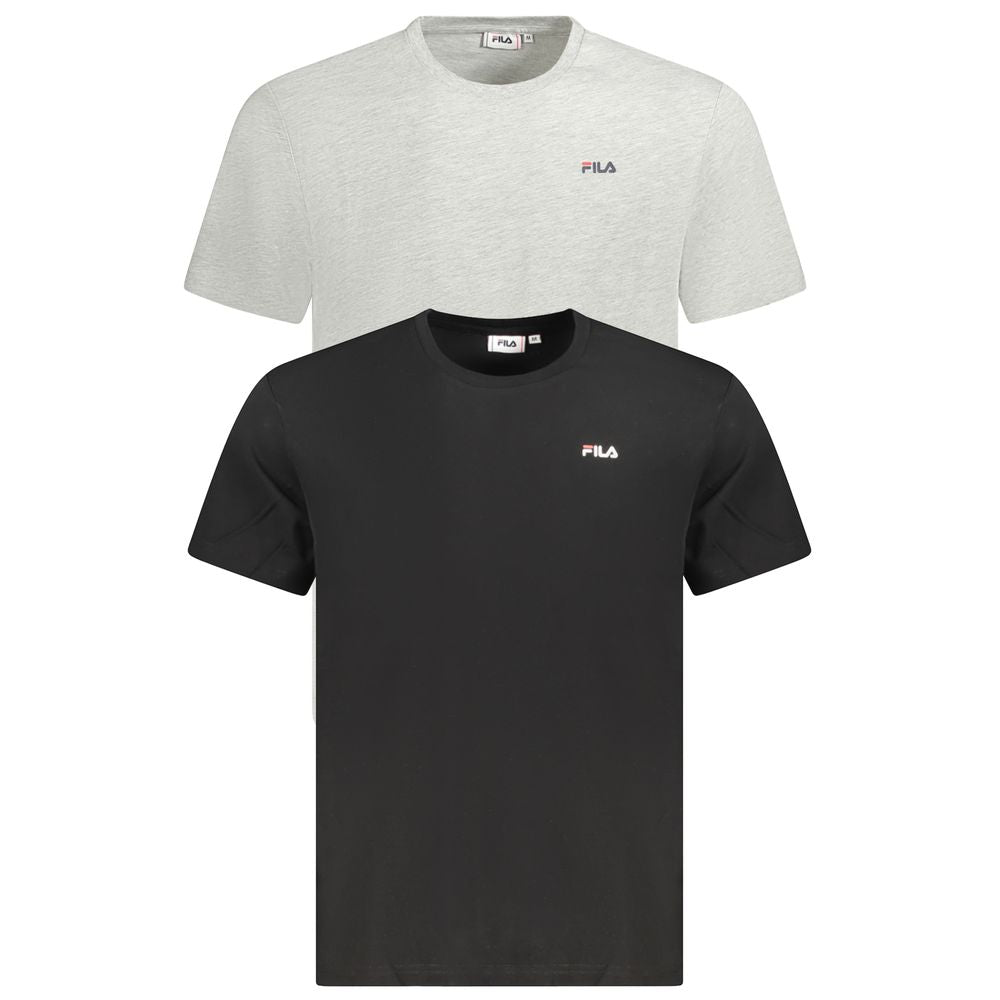 Fila Zwart Katoenen Heren T-shirt