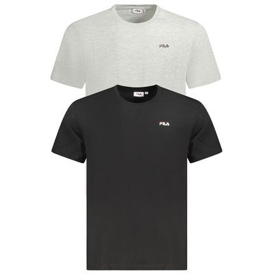 Fila Zwart Katoenen Heren T-shirt