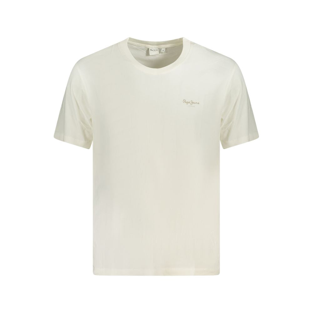 T-shirt en coton blanc Pepe Jeans