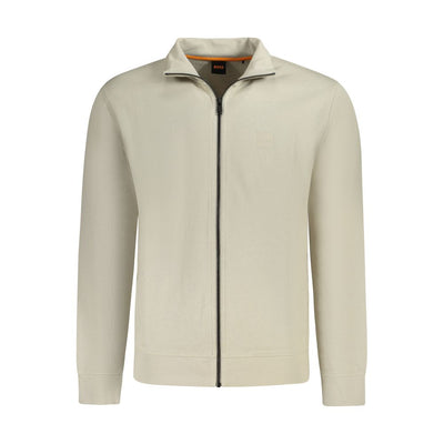 Hugo Boss Beige Cotton Men Sweater