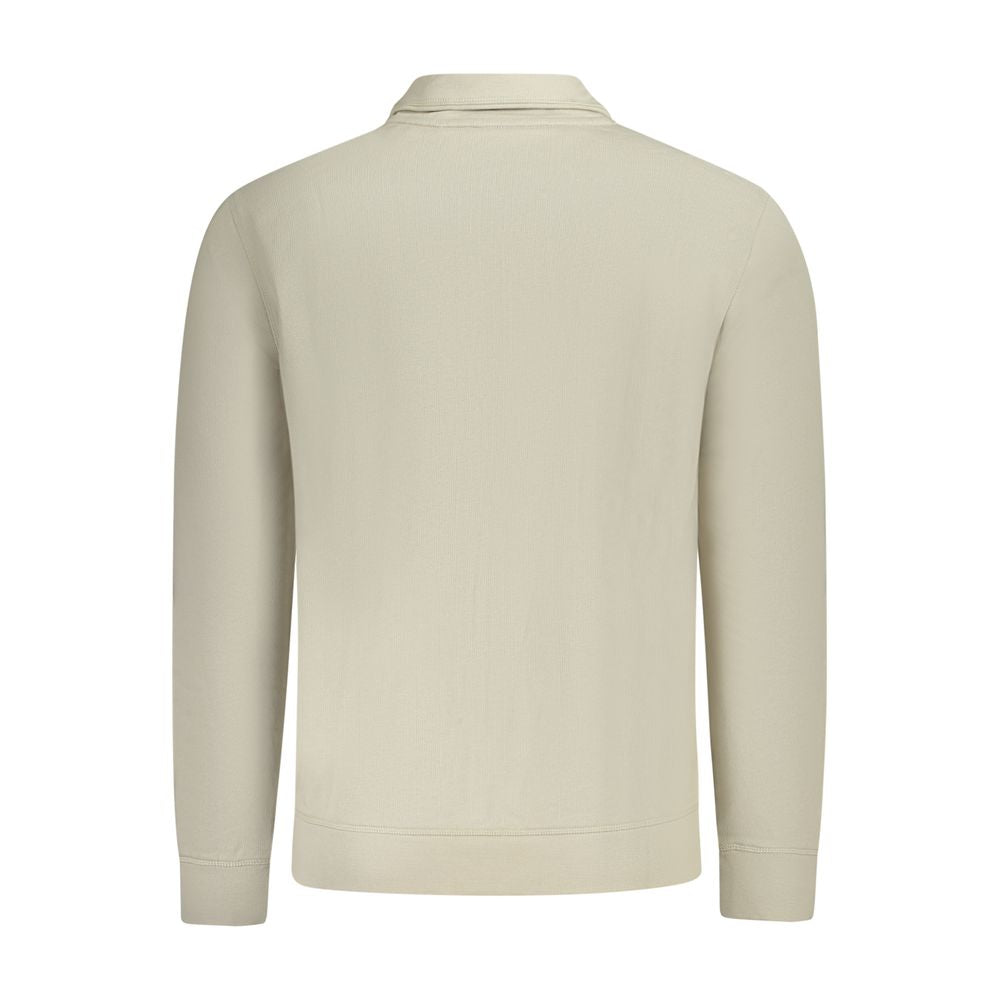 Hugo Boss Beige Cotton Men Sweater