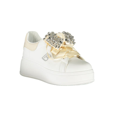 Laura Biagiotti Witte Polyester Dames Sneaker