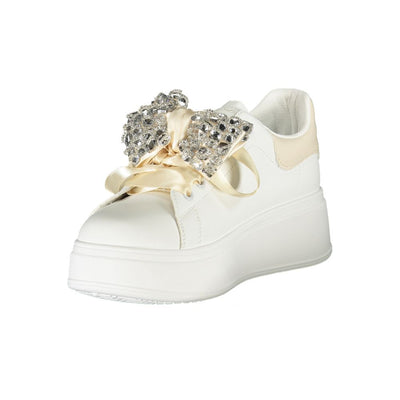 Laura Biagiotti Witte Polyester Dames Sneaker