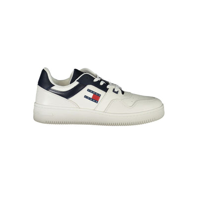 Tommy Hilfiger blauwe leren herensneaker