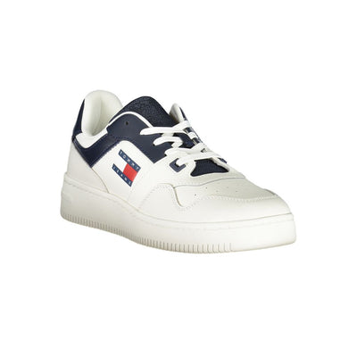 Tommy Hilfiger blauwe leren herensneaker