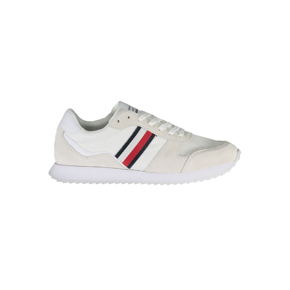 Tommy Hilfiger Witte Polyester Heren Sneaker