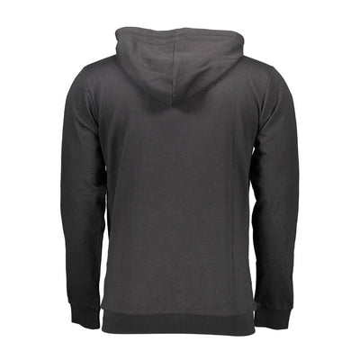 Pull à capuche noir en coton pour homme de Sergio Tacchini