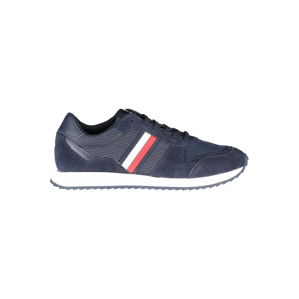 Tommy Hilfiger Blauwe Polyester Heren Sneaker