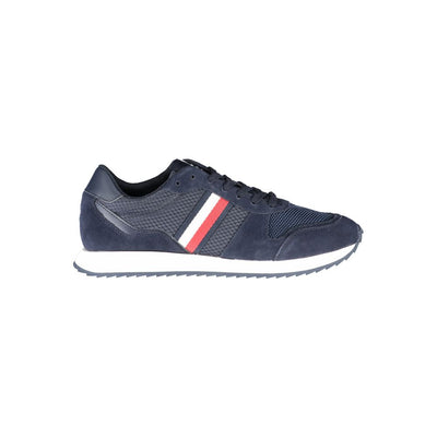 Tommy Hilfiger Blauwe Polyester Heren Sneaker