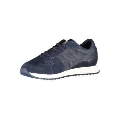 Tommy Hilfiger Blauwe Polyester Heren Sneaker
