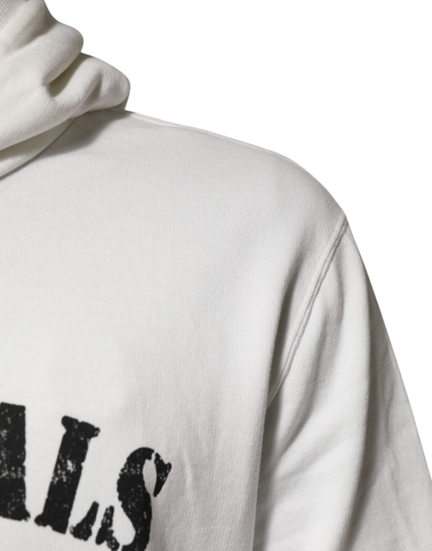 Pull à capuche Dolce &amp; Gabbana en coton blanc imprimé DG ROYAL