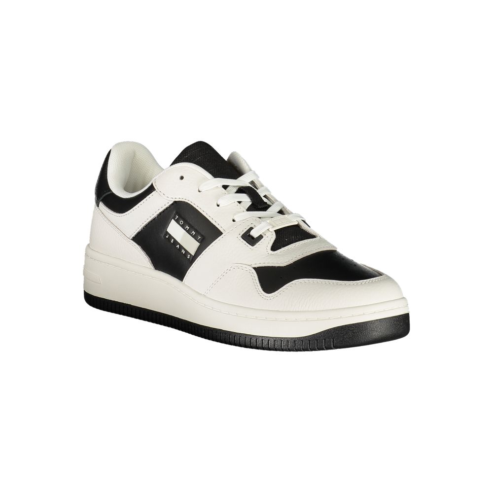 Tommy Hilfiger witte leren herensneaker
