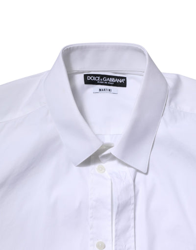 Dolce &amp; Gabbana Wit Katoenen MARTINI Overhemd met Lange Mouwen