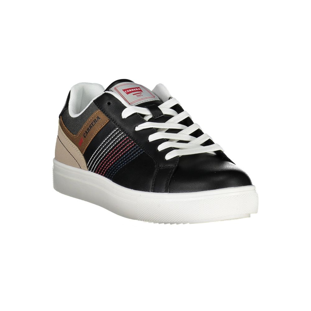 Baskets Carrera noires en cuir écologique pour homme