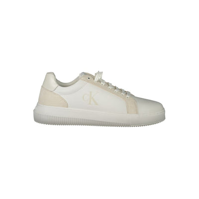 Calvin Klein Witte Polyethyleen Heren Sneaker