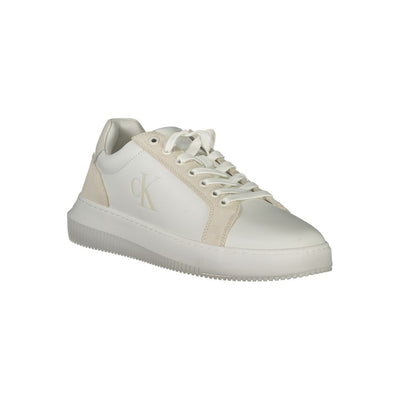Calvin Klein Witte Polyethyleen Heren Sneaker