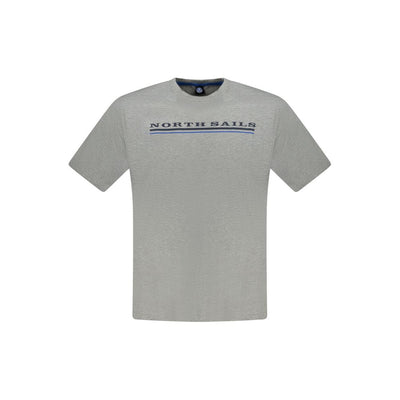 North Sails Brown Cotton Men T-Shirt