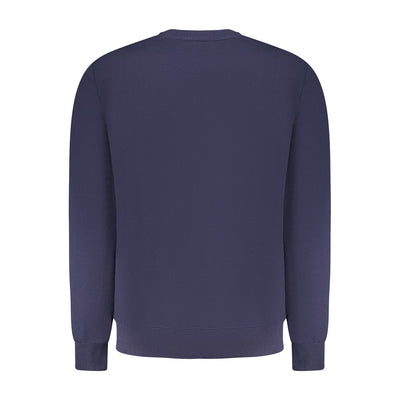 North Sails Blue Cotton Men Sweatshirt
