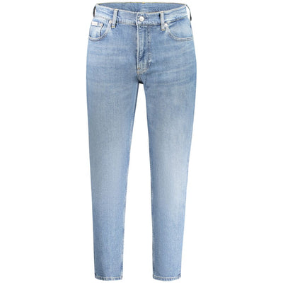Calvin Klein Blauwe Katoenen Herenjeans