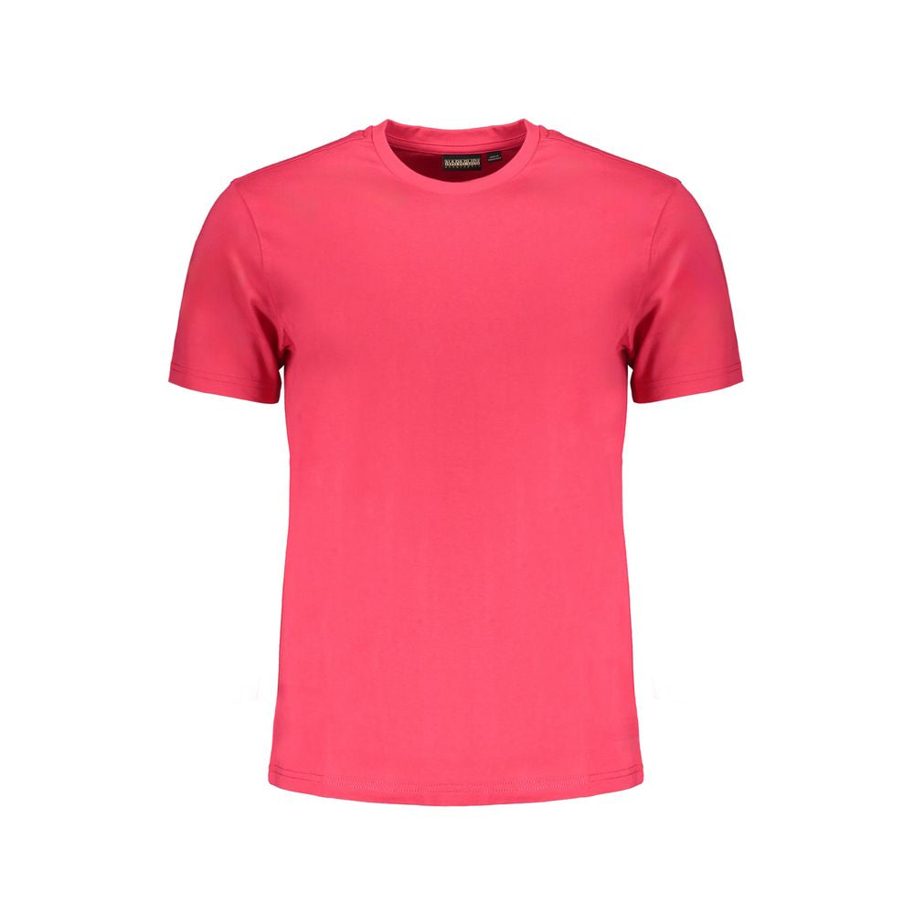 Napapijri roze katoenen T-shirt