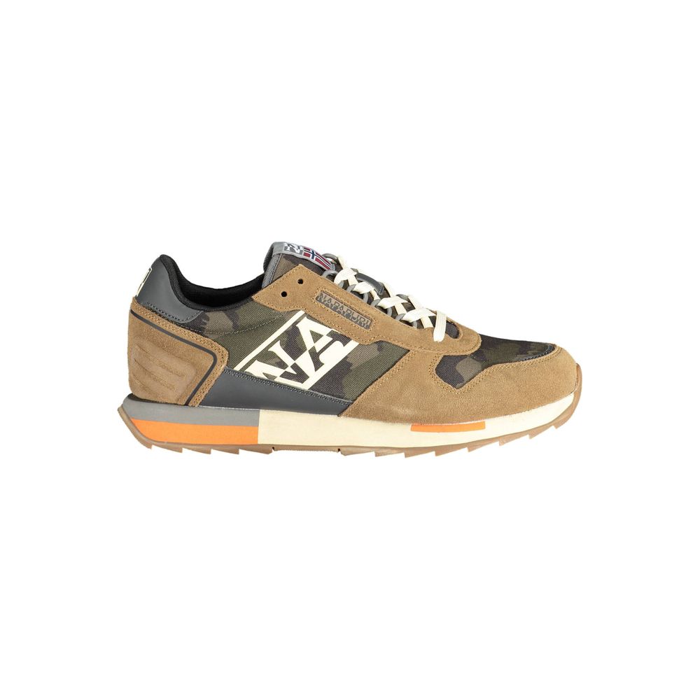 Napapijri beige leren heren sneaker