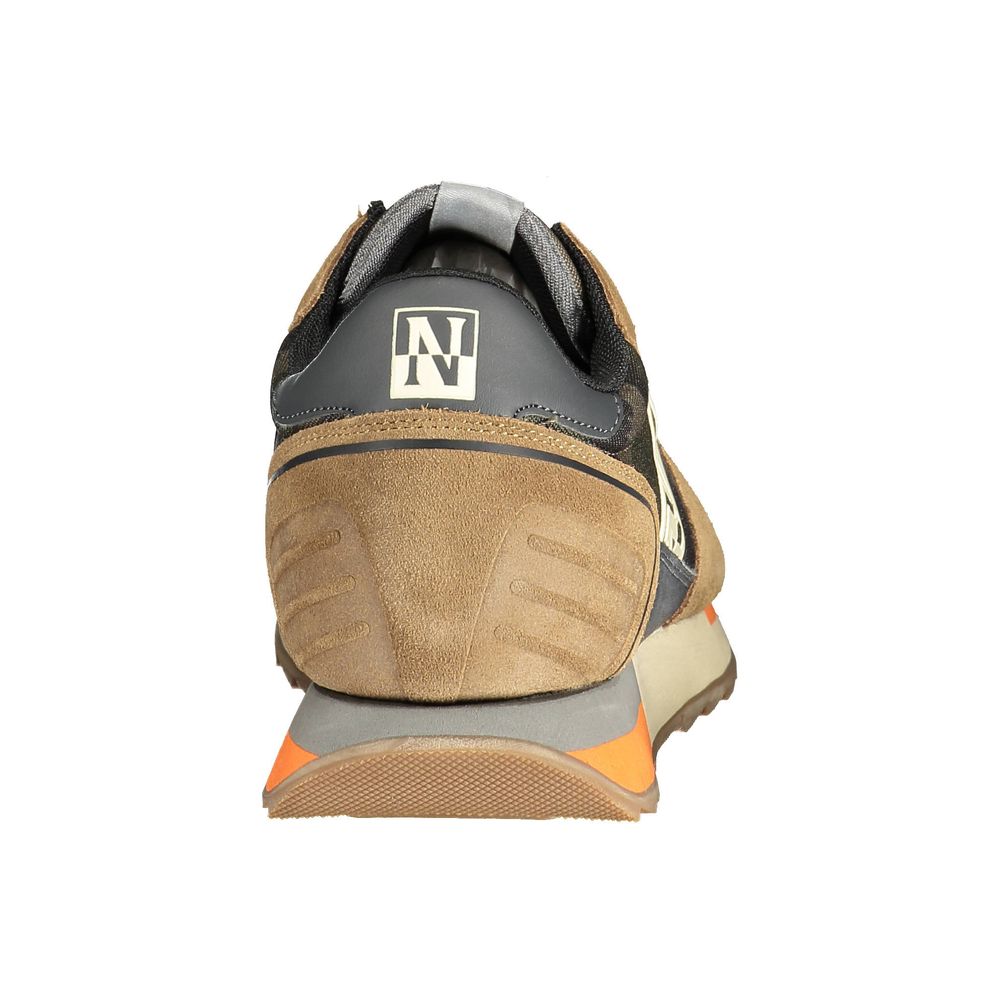 Napapijri beige leren heren sneaker