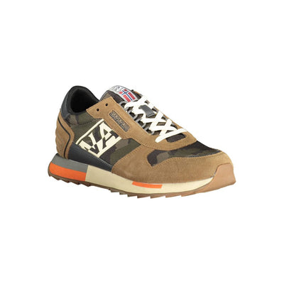 Napapijri beige leren heren sneaker