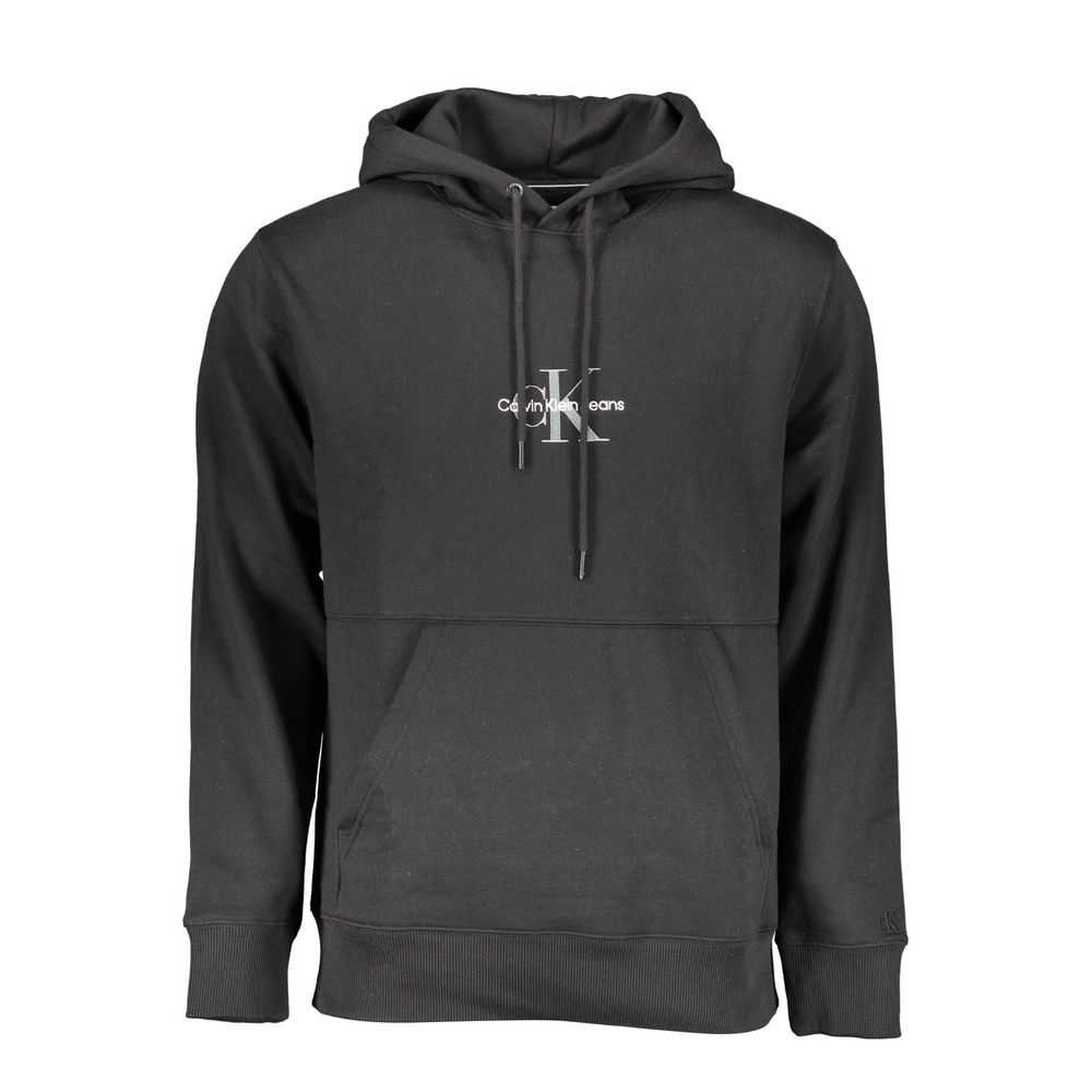 Pull en coton noir Calvin Klein pour homme