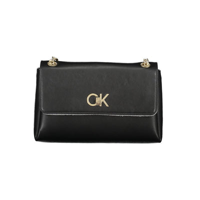 Calvin Klein Zwarte Polyester Handtas