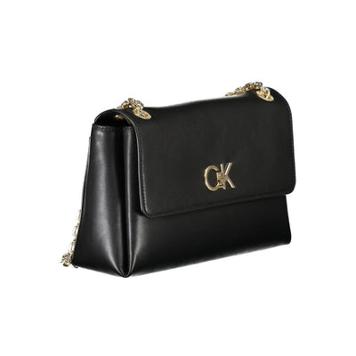 Calvin Klein Zwarte Polyester Handtas