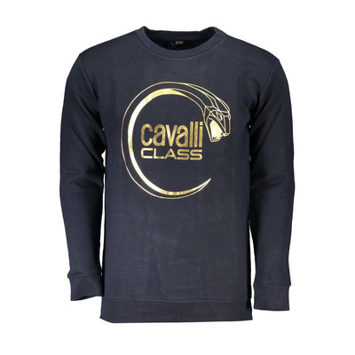 Cavalli Class Blauwe Katoenen Trui