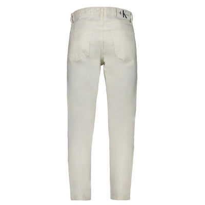 Calvin Klein witte katoenen heren jeans