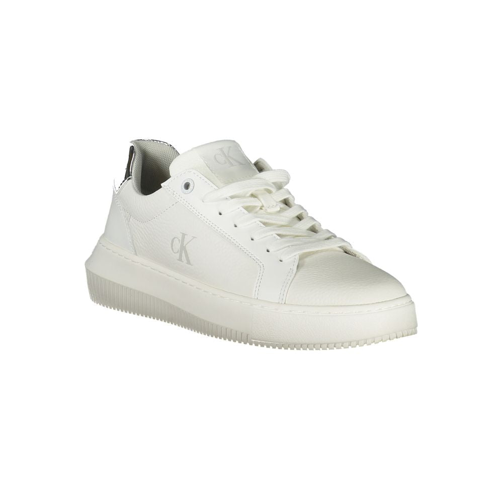 Calvin Klein Witte Polyethyleen Dames Sneaker
