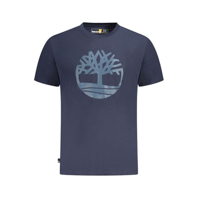 T-shirt en coton bleu Timberland