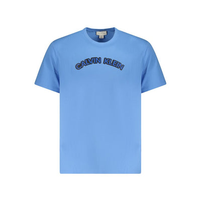 Calvin Klein lichtblauw katoenen heren T-shirt