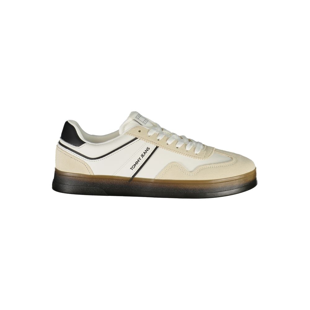 Tommy Hilfiger witte leren herensneaker