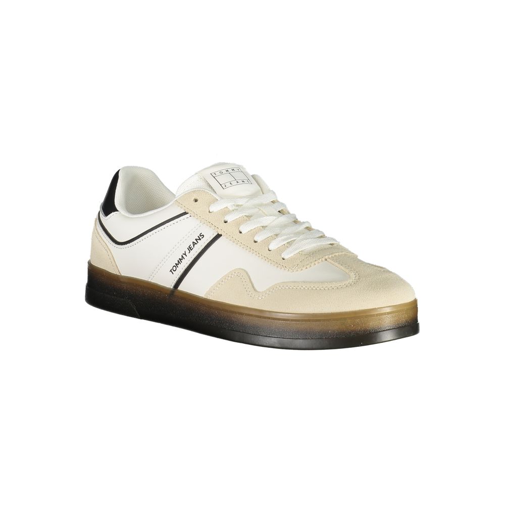 Tommy Hilfiger witte leren herensneaker