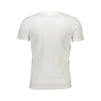Sergio Tacchini White Cotton Men T-Shirt