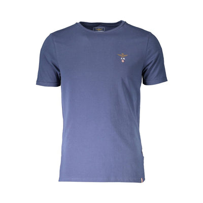 Aeronautica Militare Blue Cotton Men Underwear Shirt