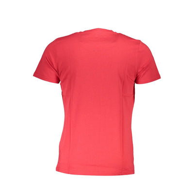 T-shirt Cavalli Class en coton rouge pour homme