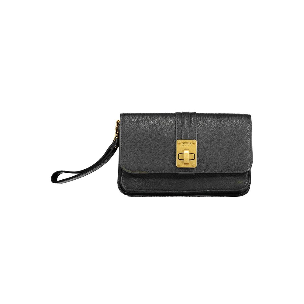 Guess Jeans Zwarte Polyethyleen Dames Portemonnee