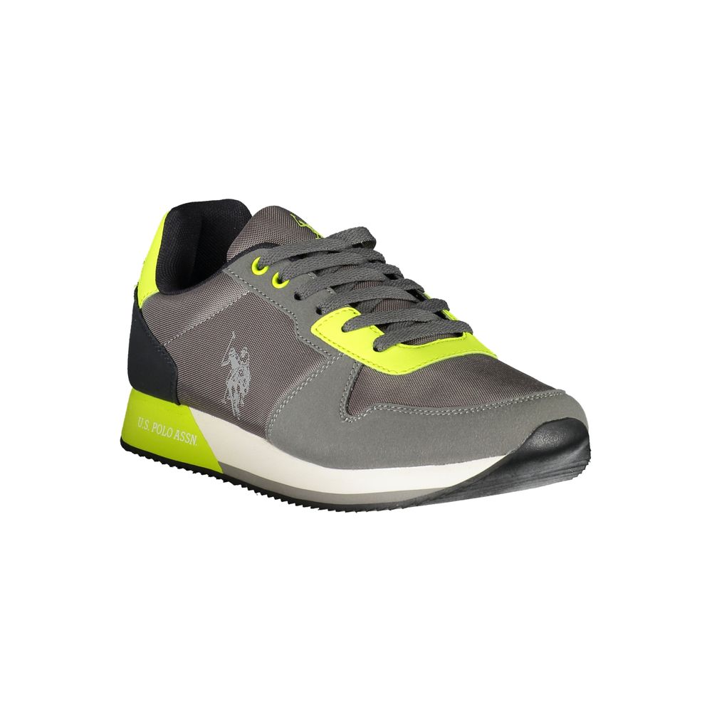 US POLO ASSN. Bruine polyester herensneaker