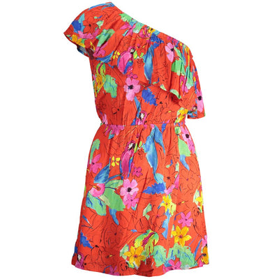 Robe Desigual en viscose rouge pour femme