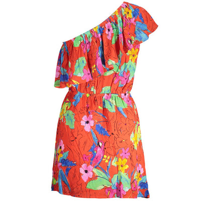 Robe Desigual en viscose rouge pour femme
