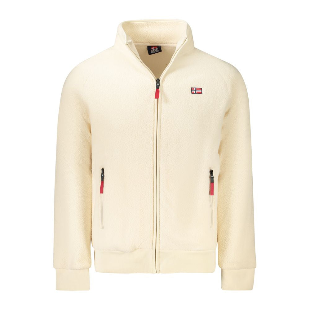 Veste de sport blanche en polyester pour homme, Norvège 1963
