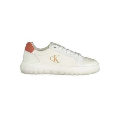 Calvin Klein Witte Polyethyleen Dames Sneaker